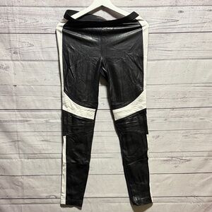 Marc Cain leggings faux leather front